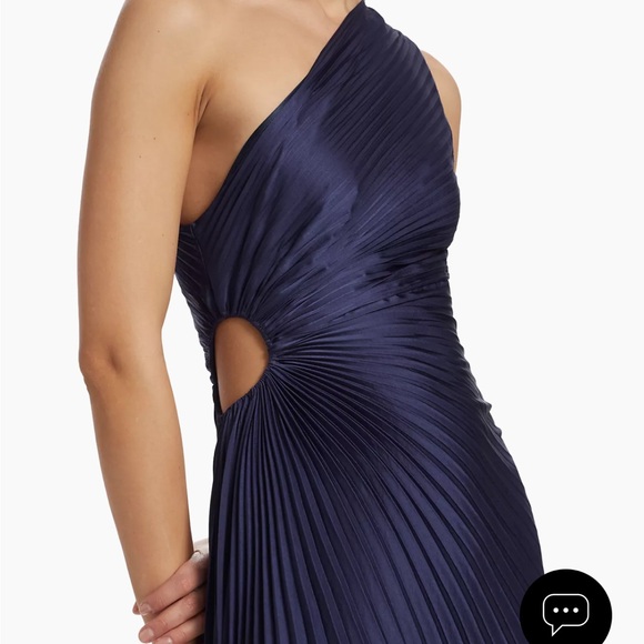 ALC Delfina Asymmetrical Pleated Dress - Picture 6 of 6